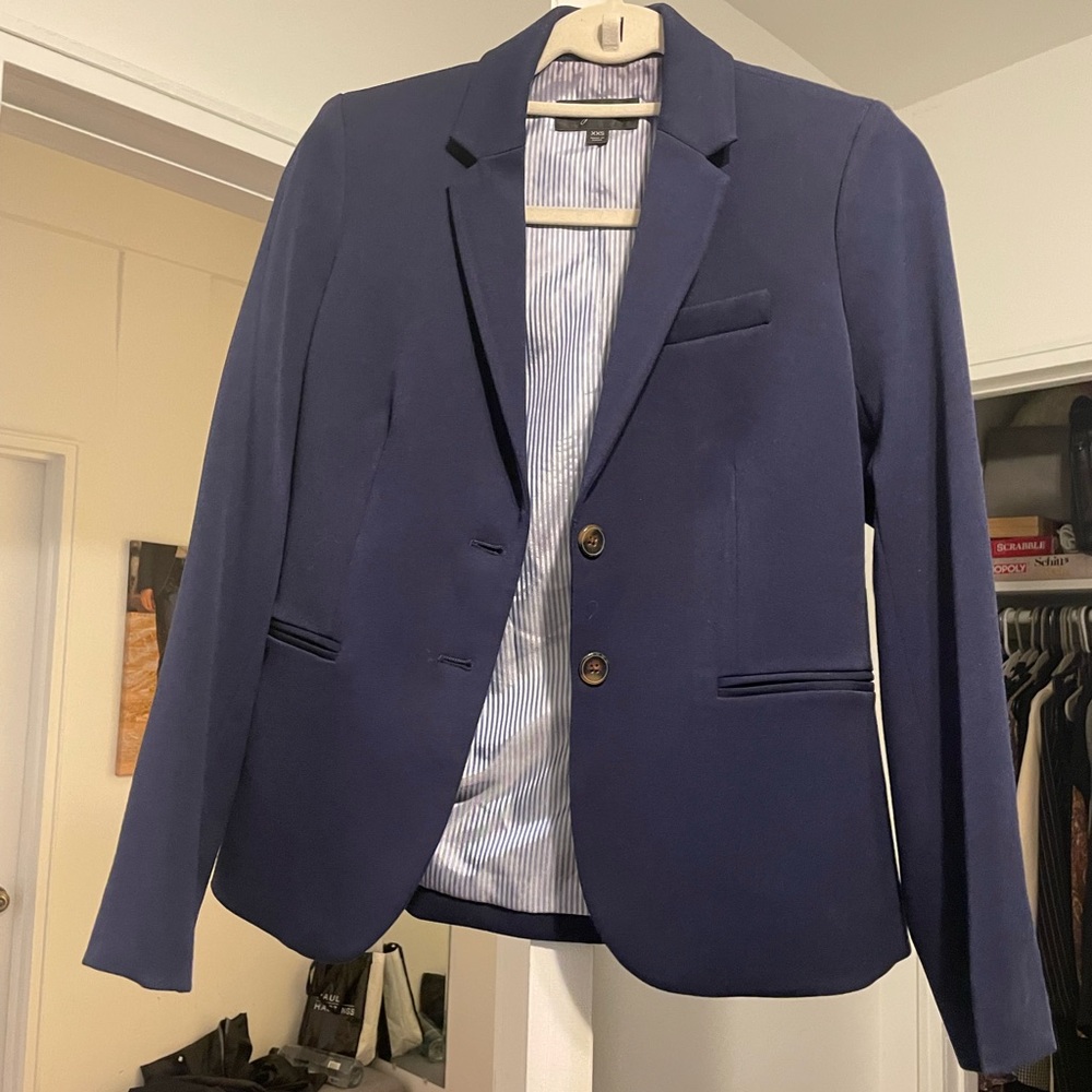 J. Crew women’s blue suit